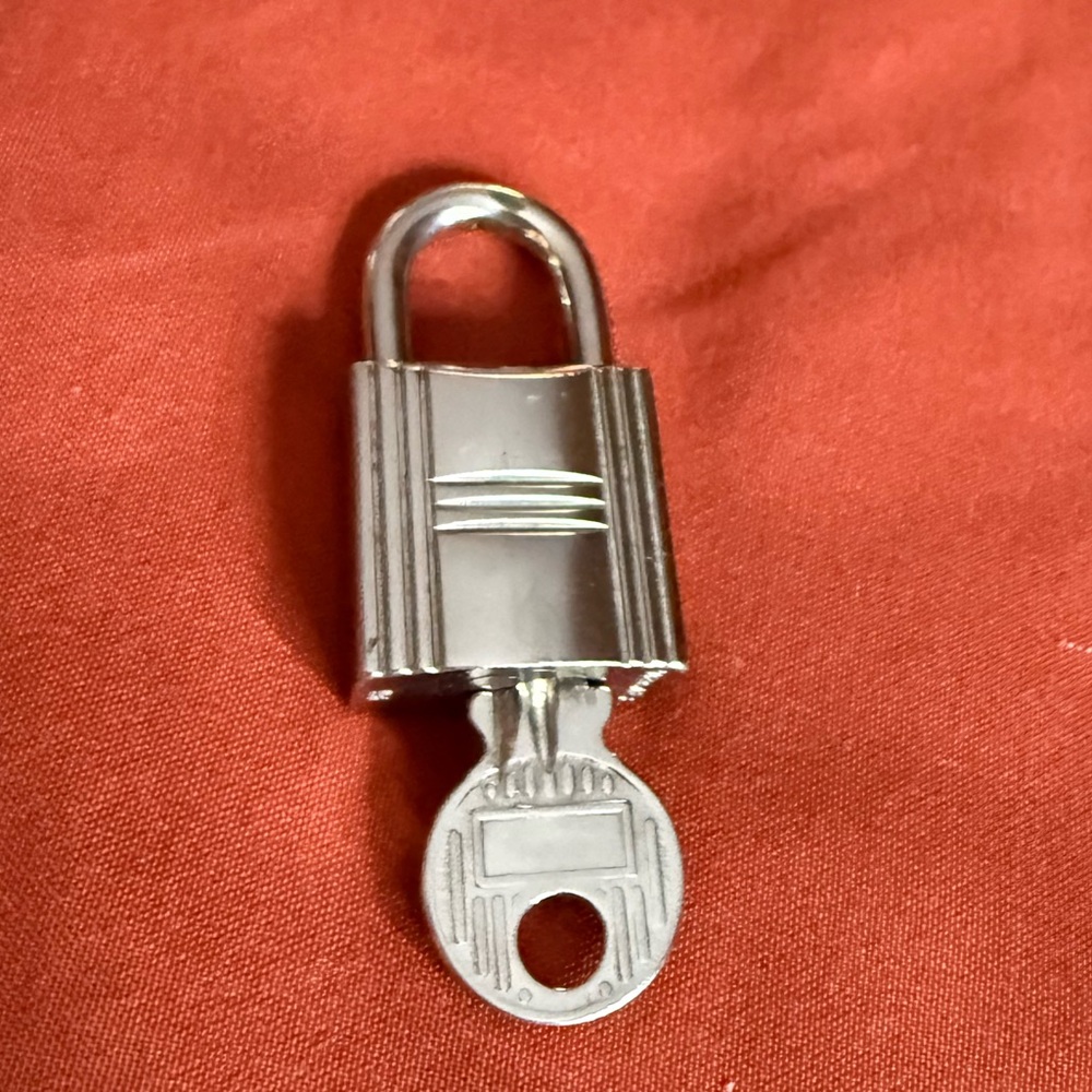 Authentic Hermes lock and key